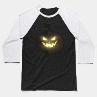 scary dark pumpkin Baseball T-Shirt